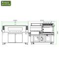 Machine d&#39;emballage rétractable pour la boîte de carton, boîte à rétrécissement en carton